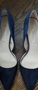 Navy Zara Pump 8.5